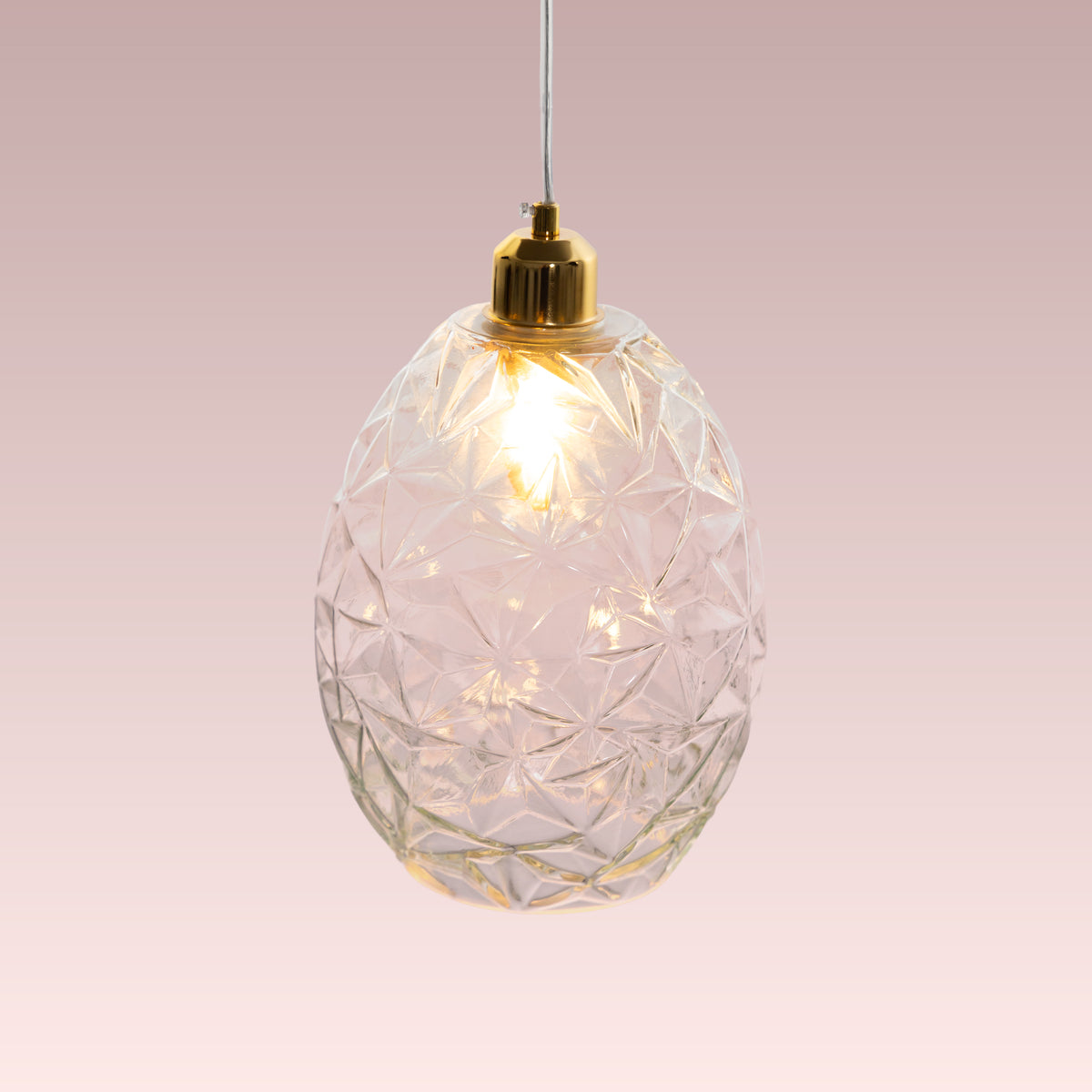 Second Glance (Clear) Glass Pendant lamp