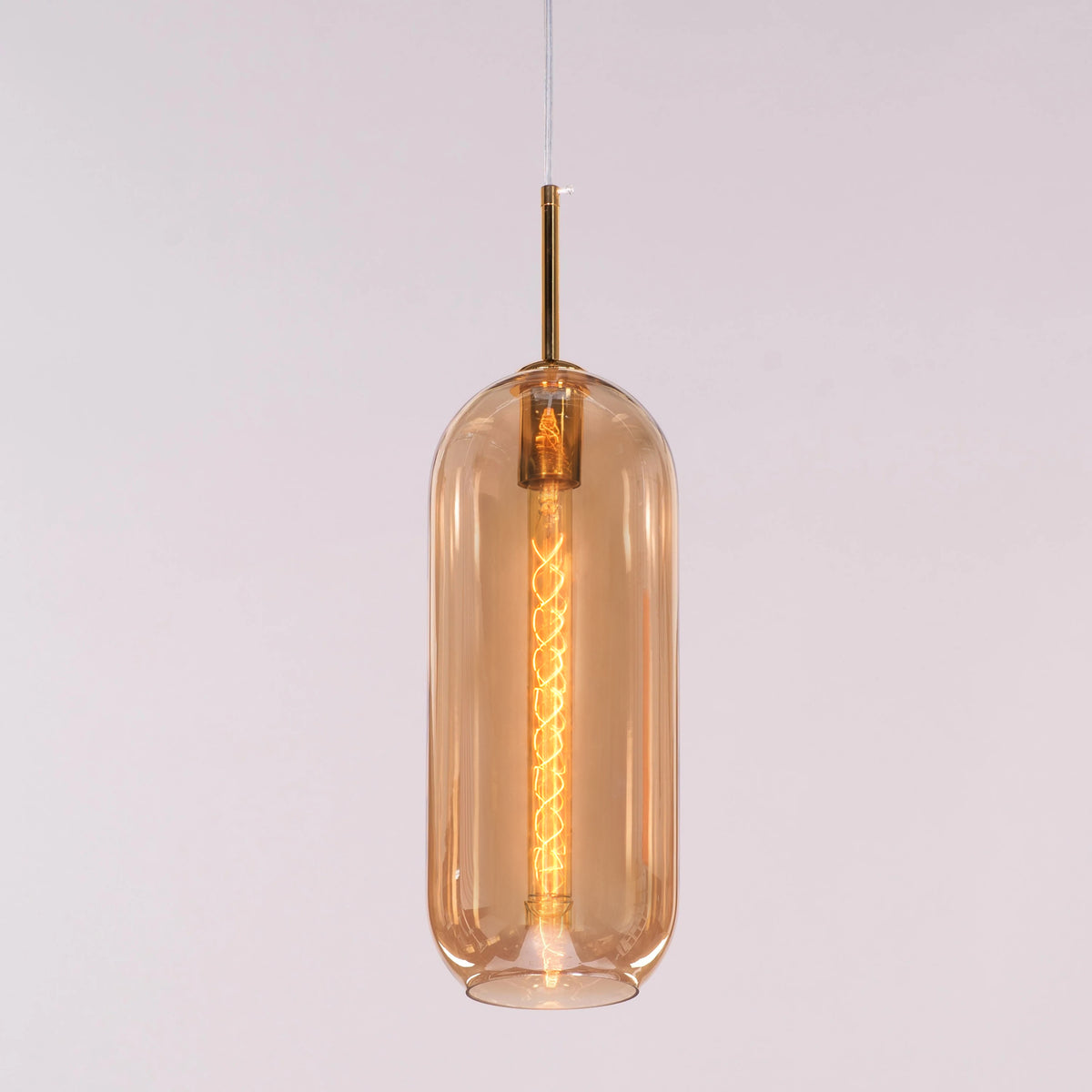 Gold Glamour (Medium, Gold) Glass Pendant Light