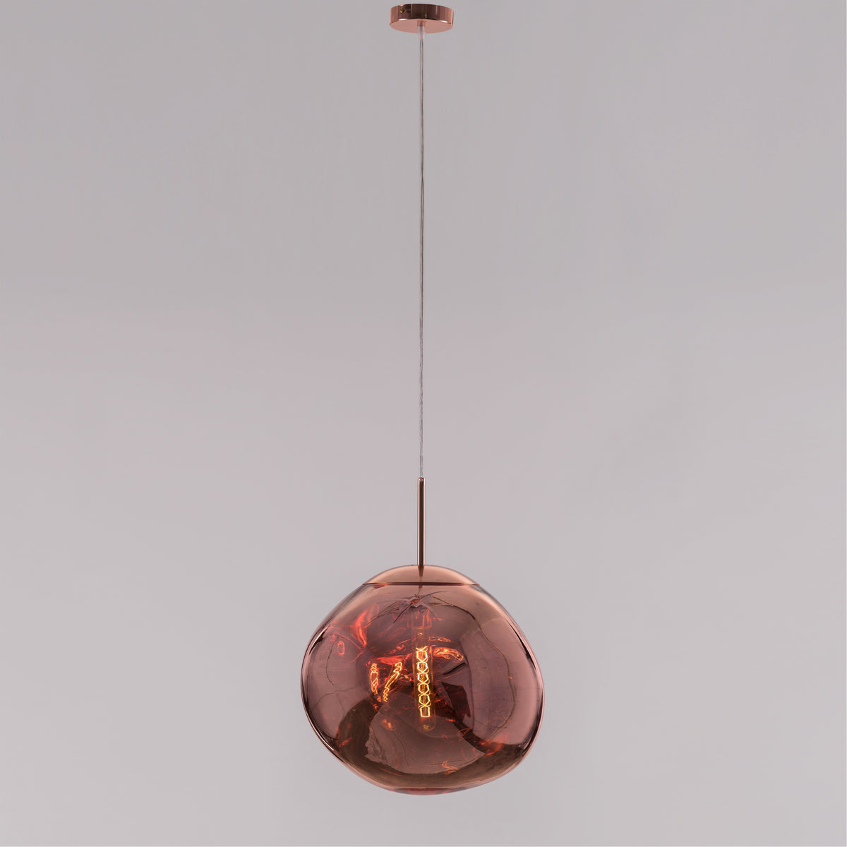 Ongoing Love (Small, Copper) Glass Pendant Light
