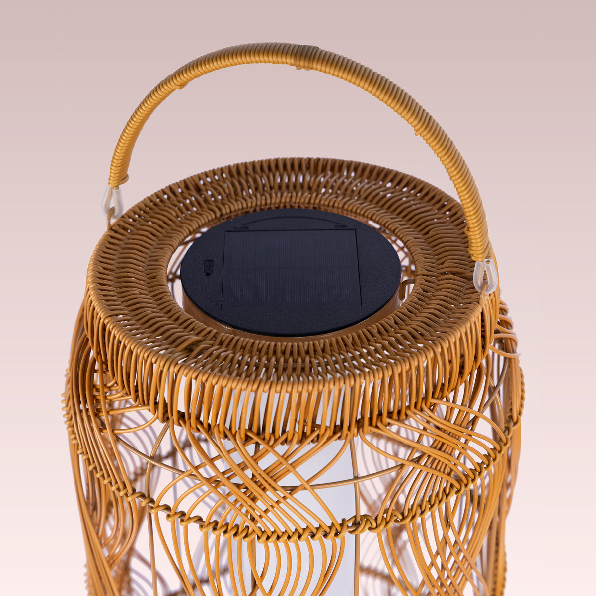 The Artisan Vault (Large, Solar Powered-Rechargeable) Outdoor floor lamp