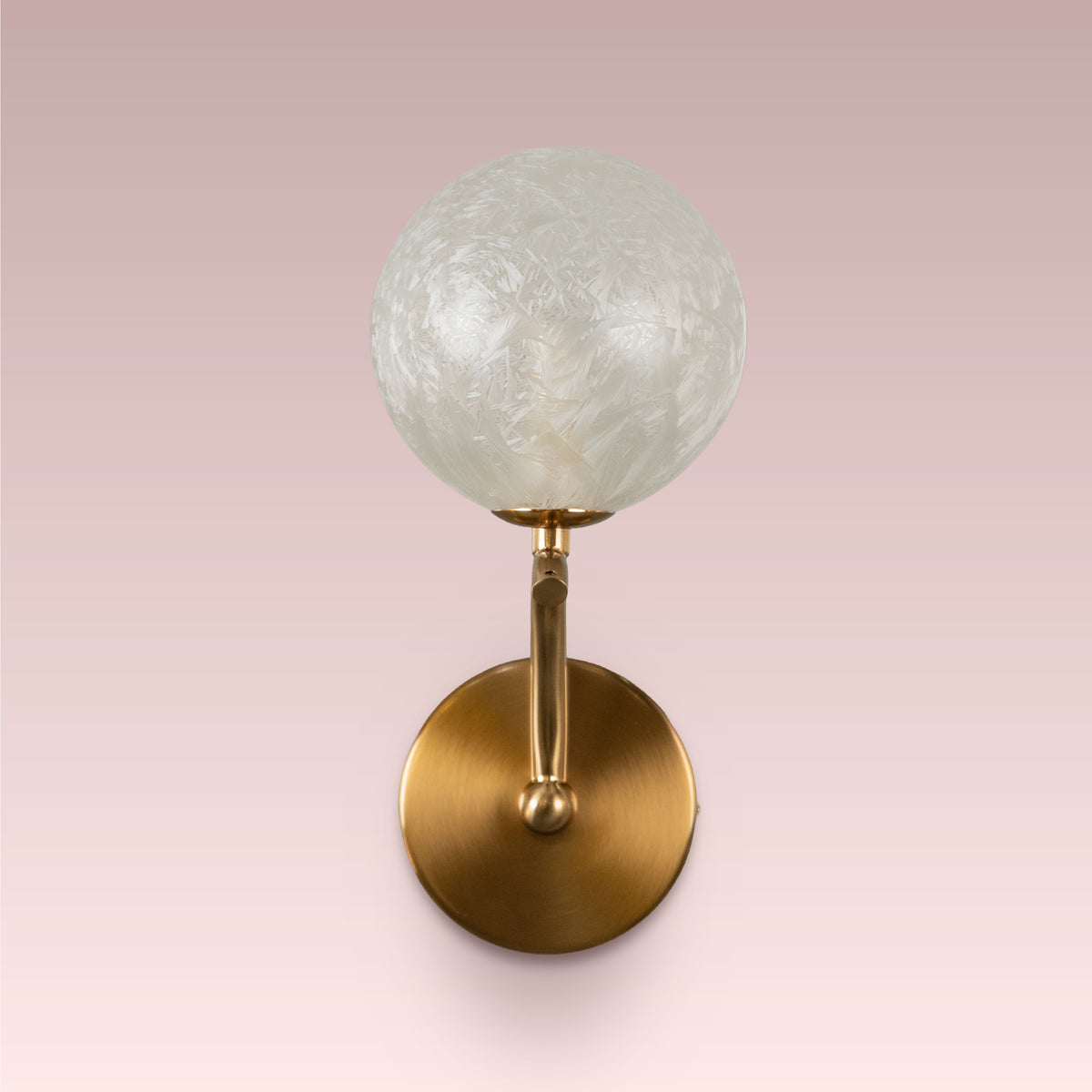 City In Stillness Glass Wall Light