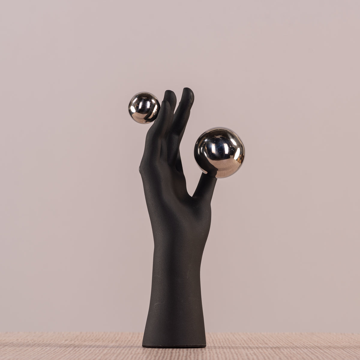 Illusionist (Black, Chrome) Resin Home Decor