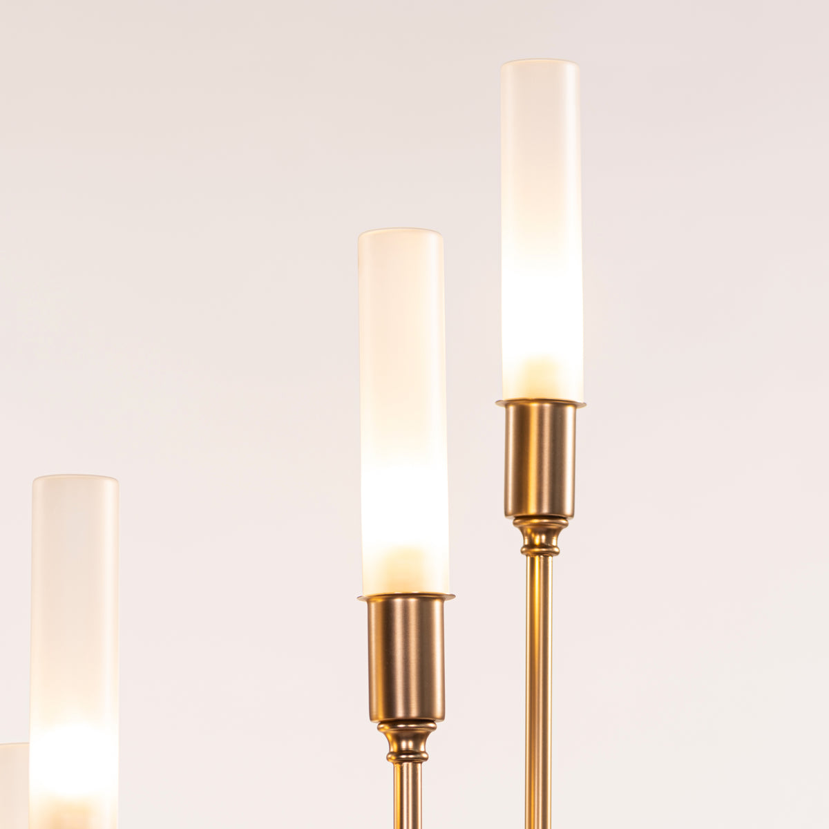 Cavendish (Gold) Frosted Glass Floor Lamp