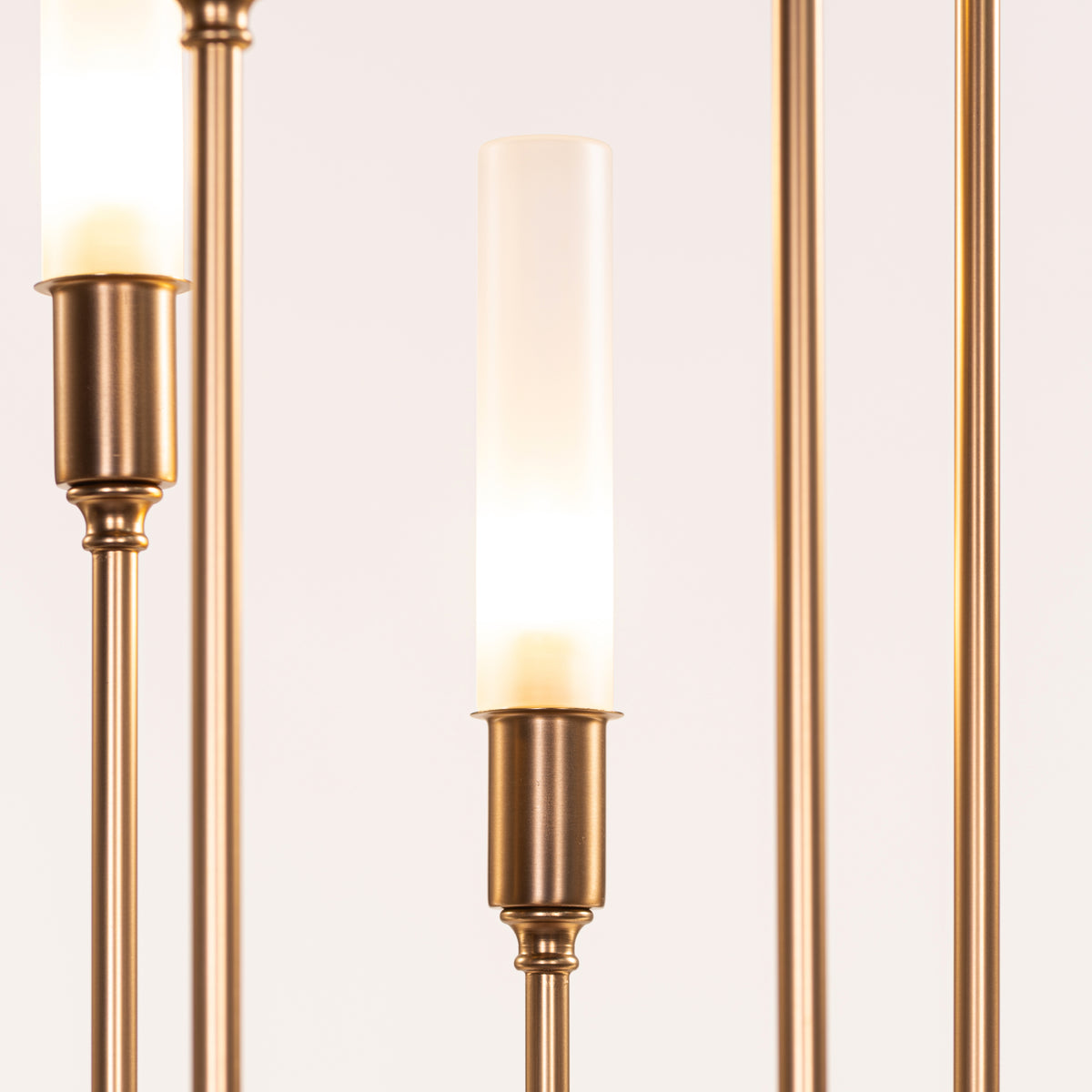 Cavendish (Gold) Frosted Glass Floor Lamp