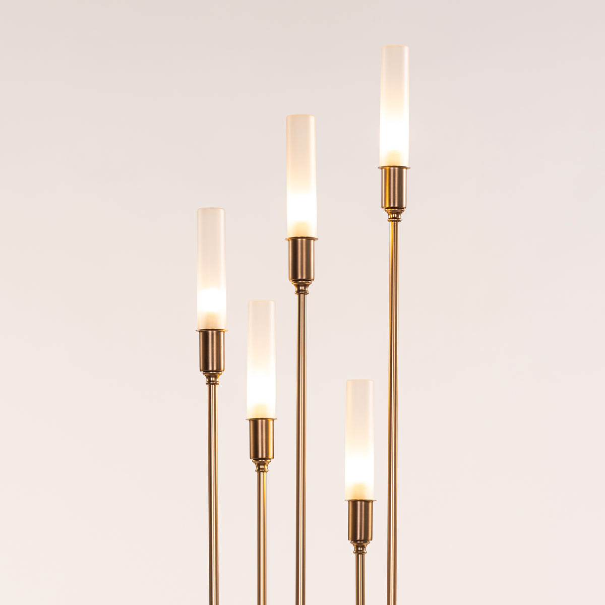 Cavendish (Gold) Frosted Glass Floor Lamp
