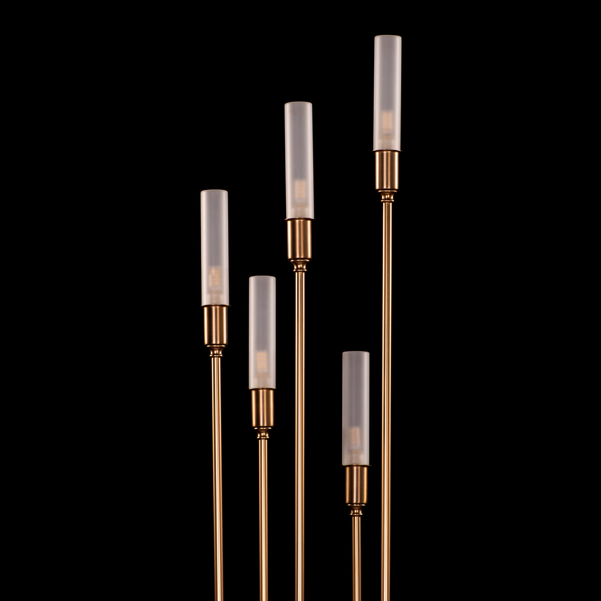Cavendish (Gold) Frosted Glass Floor Lamp