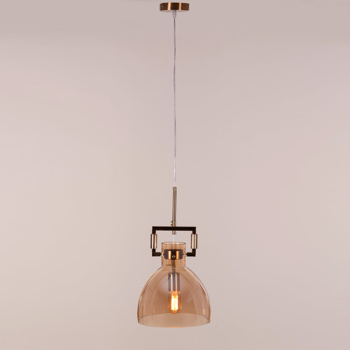 High Hopes (Oval, Amber) Glass pendant Light