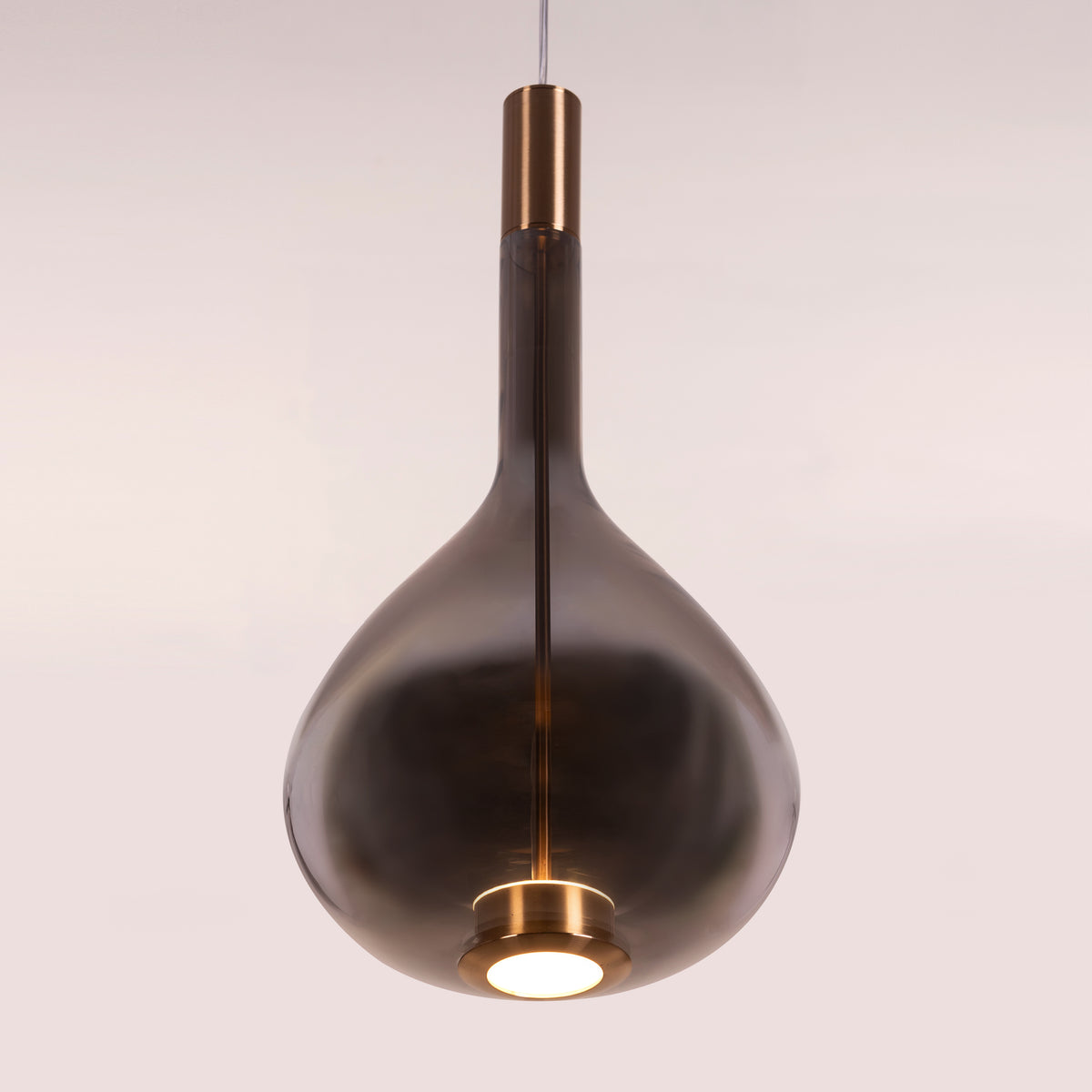 You Own It (Smokey Grey, Built-In LED) Glass Pendant Light