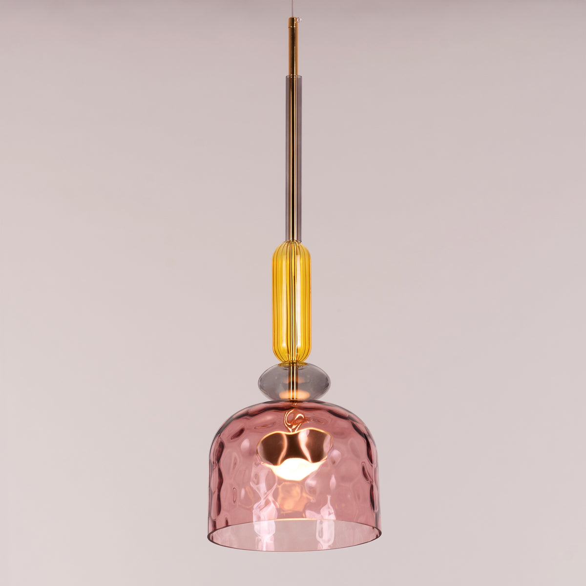 Sweet Treats (Pink, Built-In LED) Glass Pendant Light