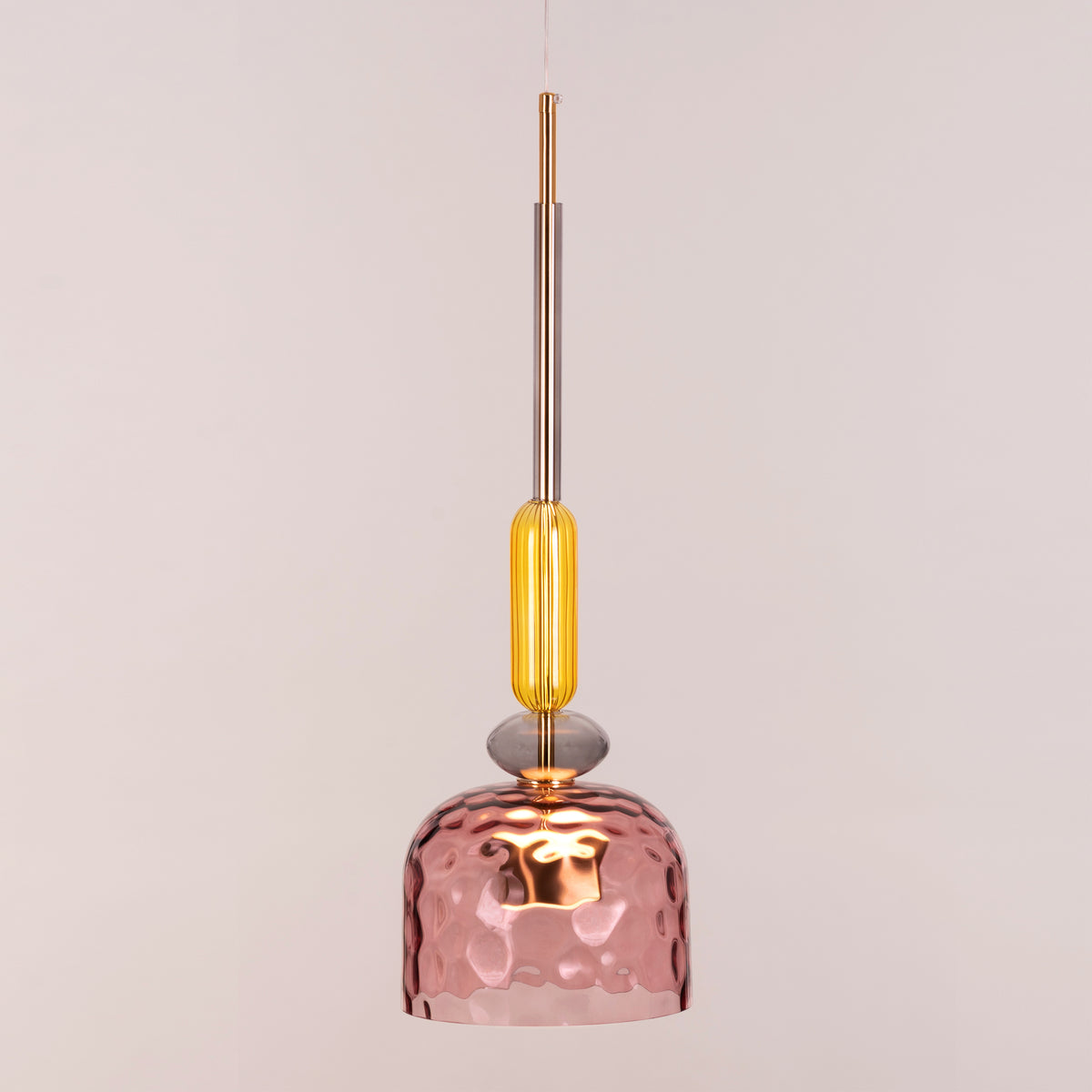 Sweet Treats (Pink, Built-In LED) Glass Pendant Light