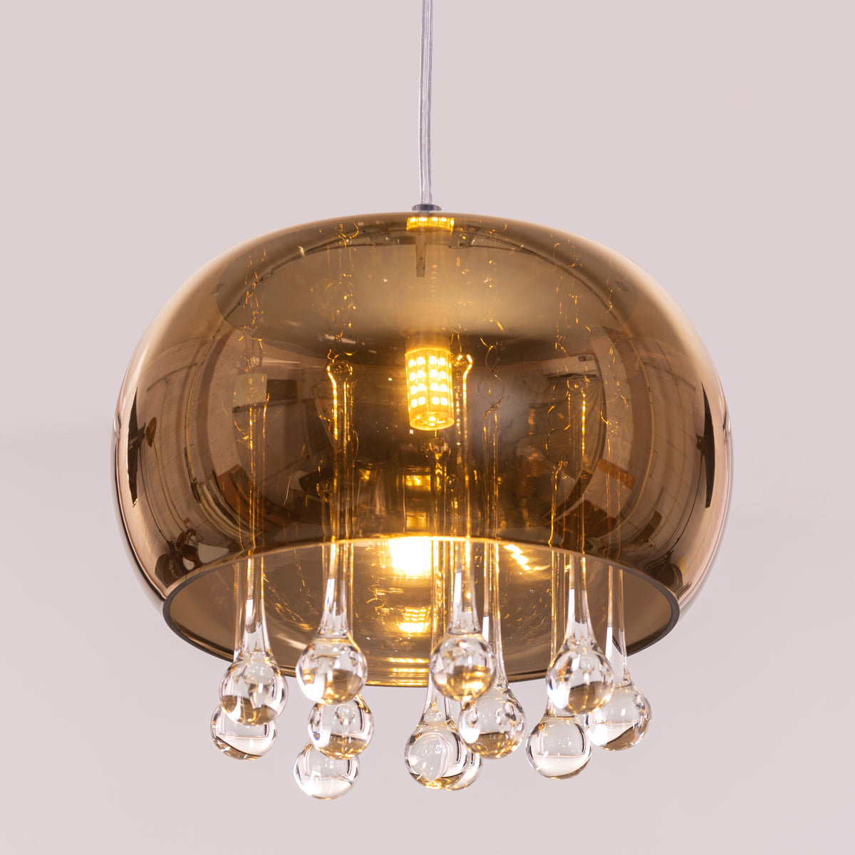 Enchanted (Small, Gold) Crystal Chandelier
