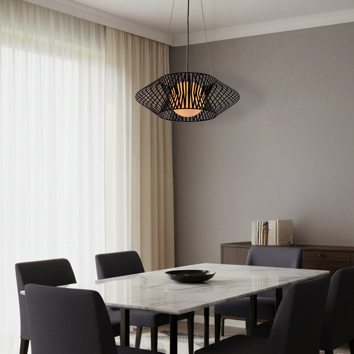 Shadowline (Black) Pendant Light
