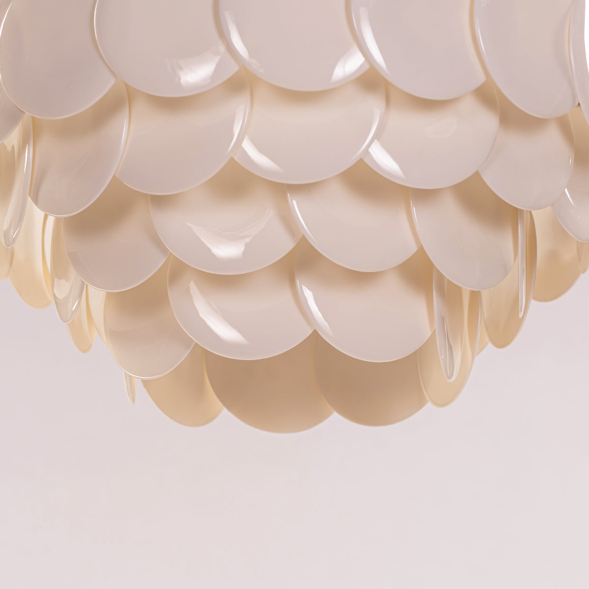 Porcelain Sail (Chrome, White) Ceramic Chandelier