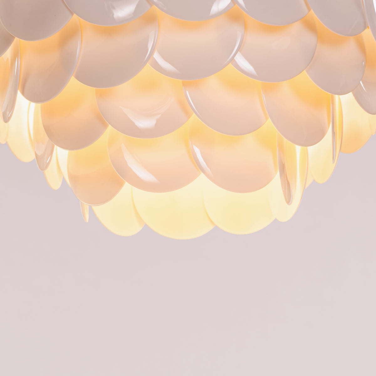 Porcelain Sail (Chrome, White) Ceramic Chandelier