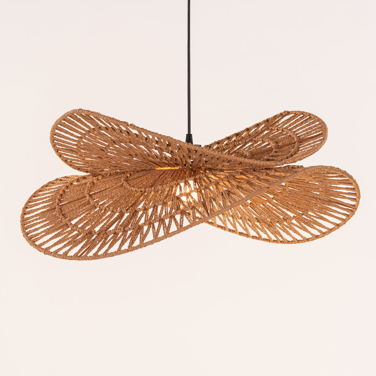 Brume (Brown) Rattan Pendant Light