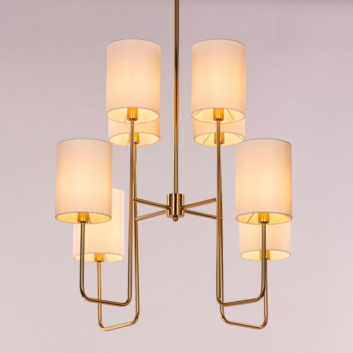 Chelsea (Gold, White) Chandelier
