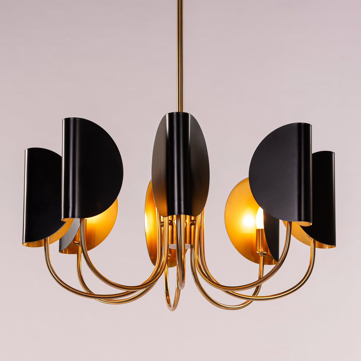 Umbra (Black, Gold) Chandelier