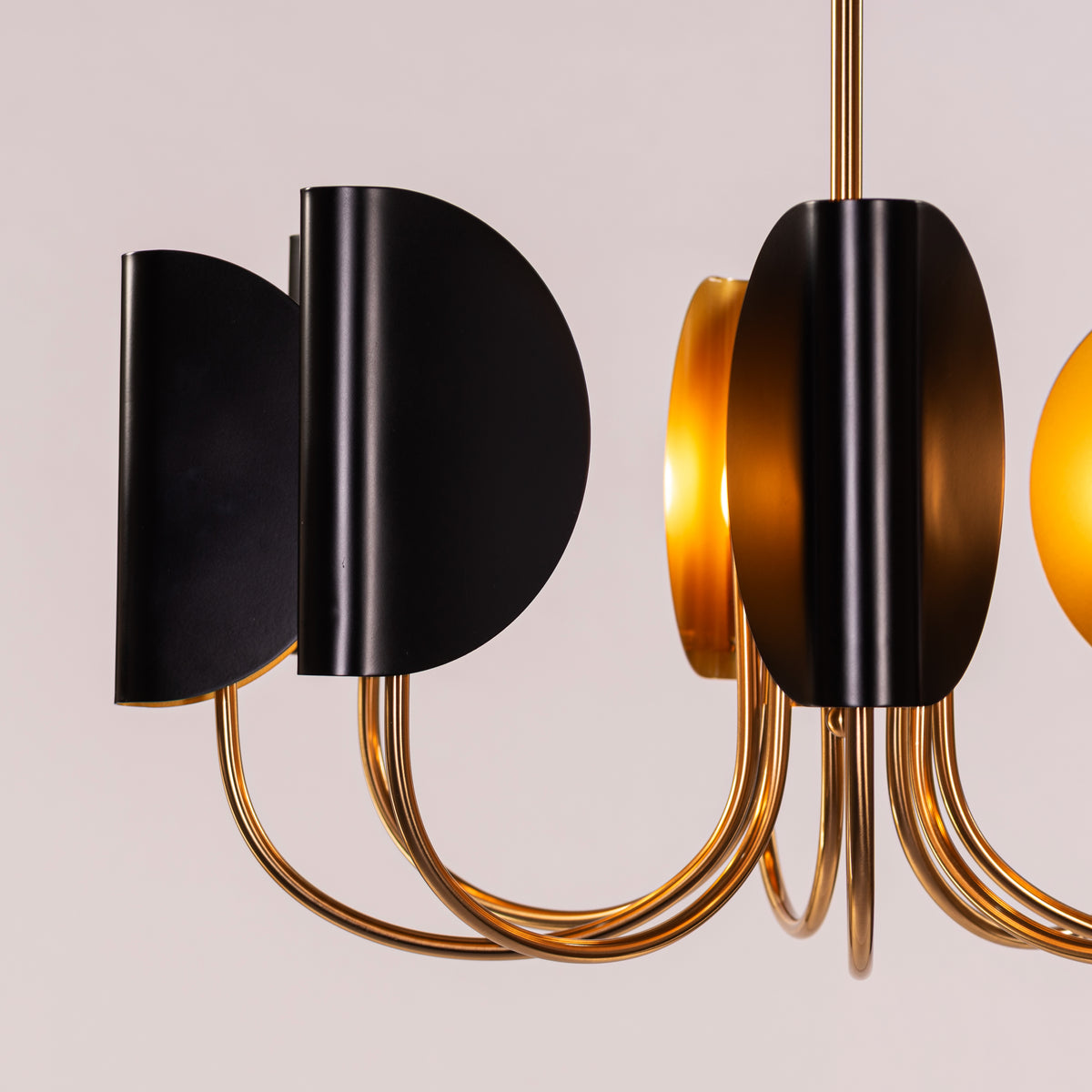 Umbra (Black, Gold) Chandelier