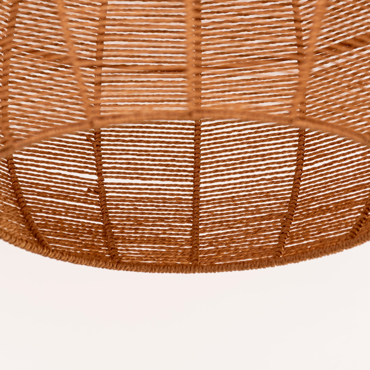 Sundown Cove (Gold, Beige) Rattan Pendant Light