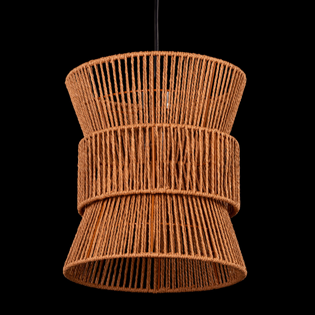 Harbour Haze (Brown) Rattan Pendant Light