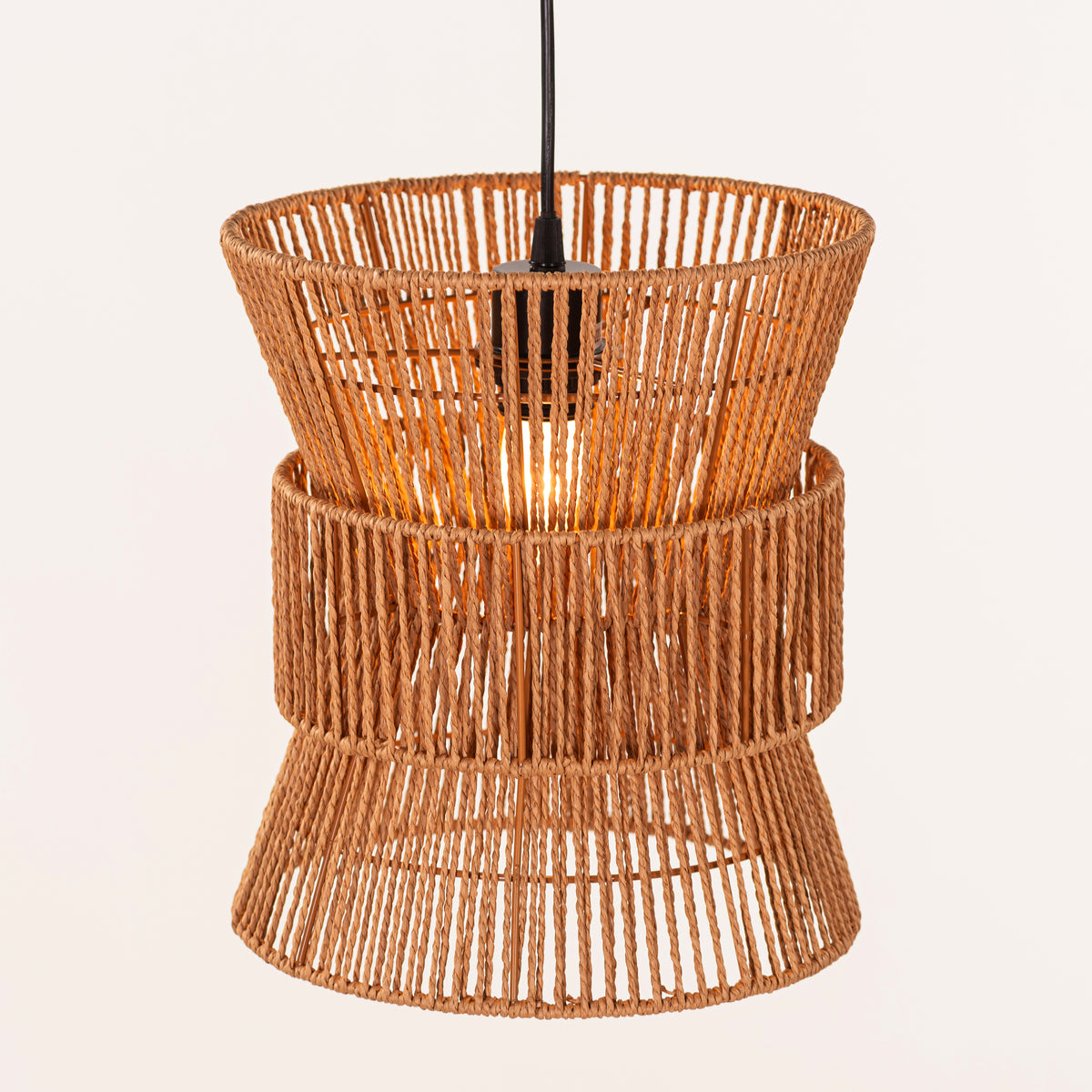 Harbour Haze (Brown) Rattan Pendant Light