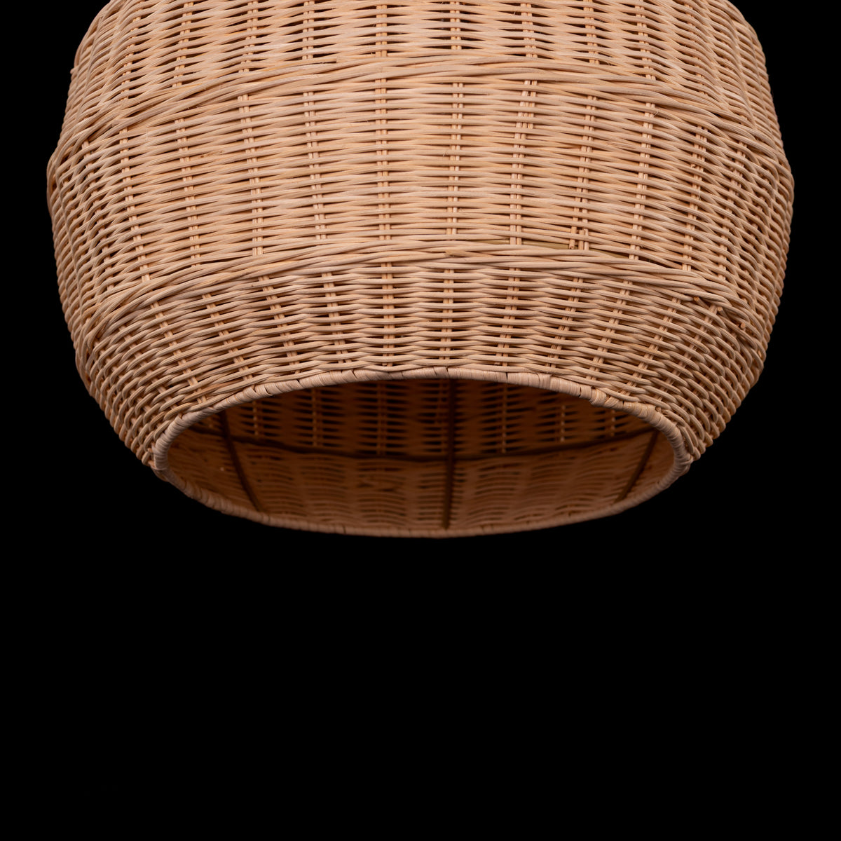 Bayfront Basket (Beige) Rattan Pendant Light