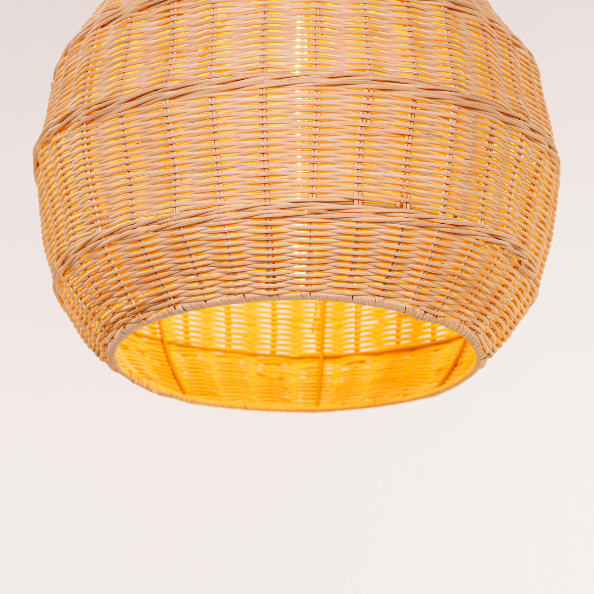 Bayfront Basket (Beige) Rattan Pendant Light