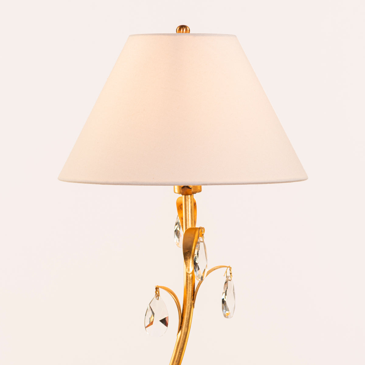 Royal Serpentine Gold Leaf Table Lamp