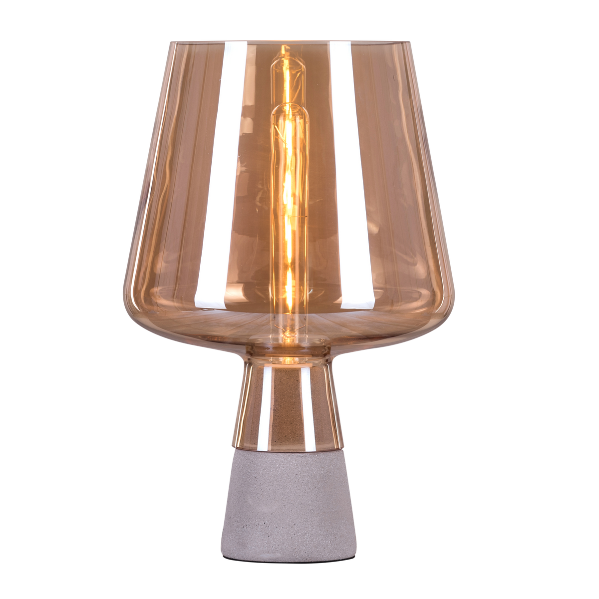 Tea For Two (Amber) Stone Table Lamp