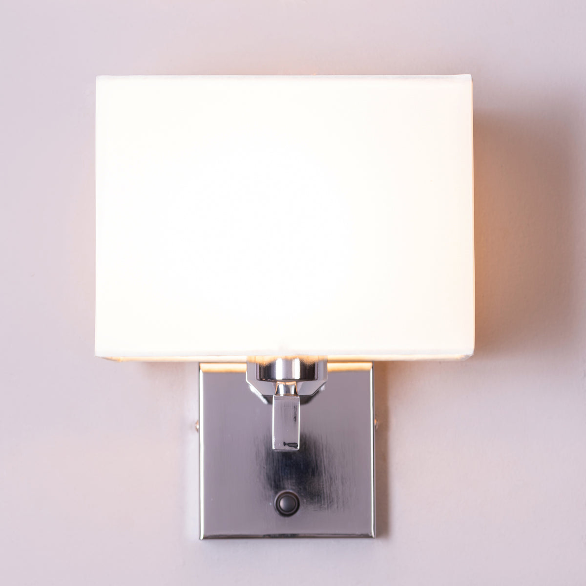 Sand Dune (Chrome, White) Wall Light