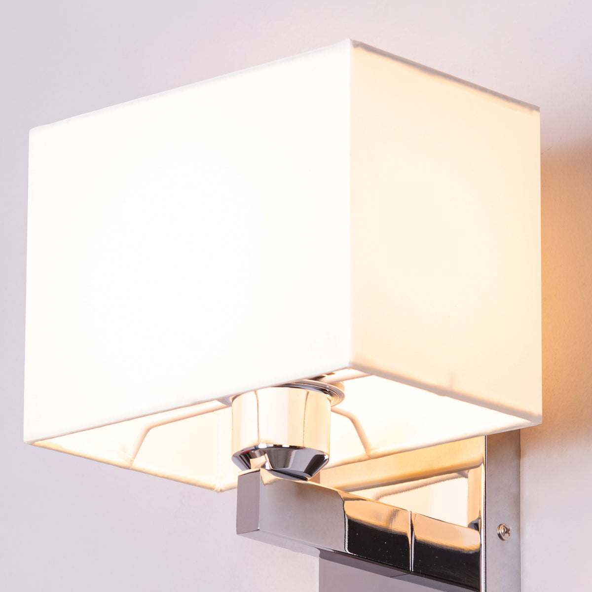 Sand Dune (Chrome, White) Wall Light