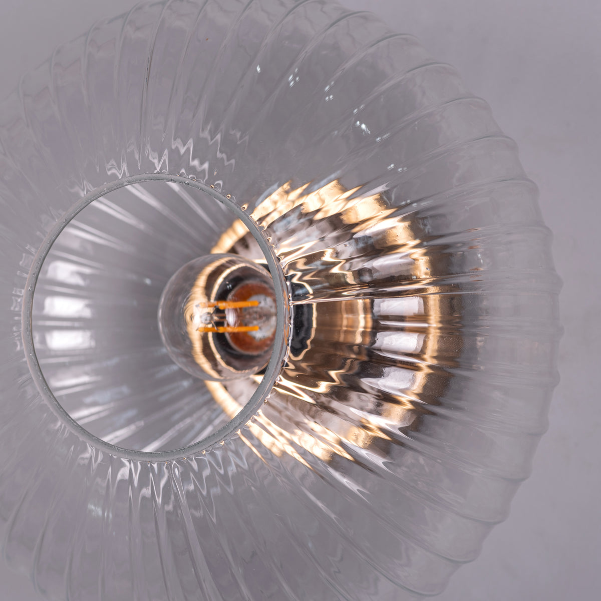 You Are My More (Gold) Large Textured Glass Wall Light