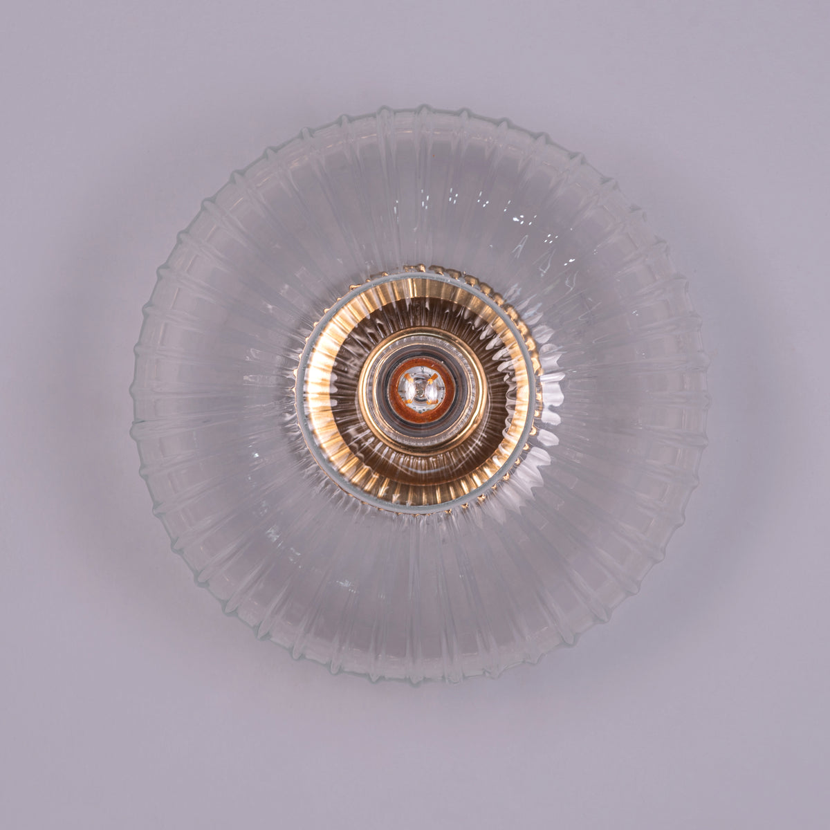 You Are My More (Gold) Large Textured Glass Wall Light