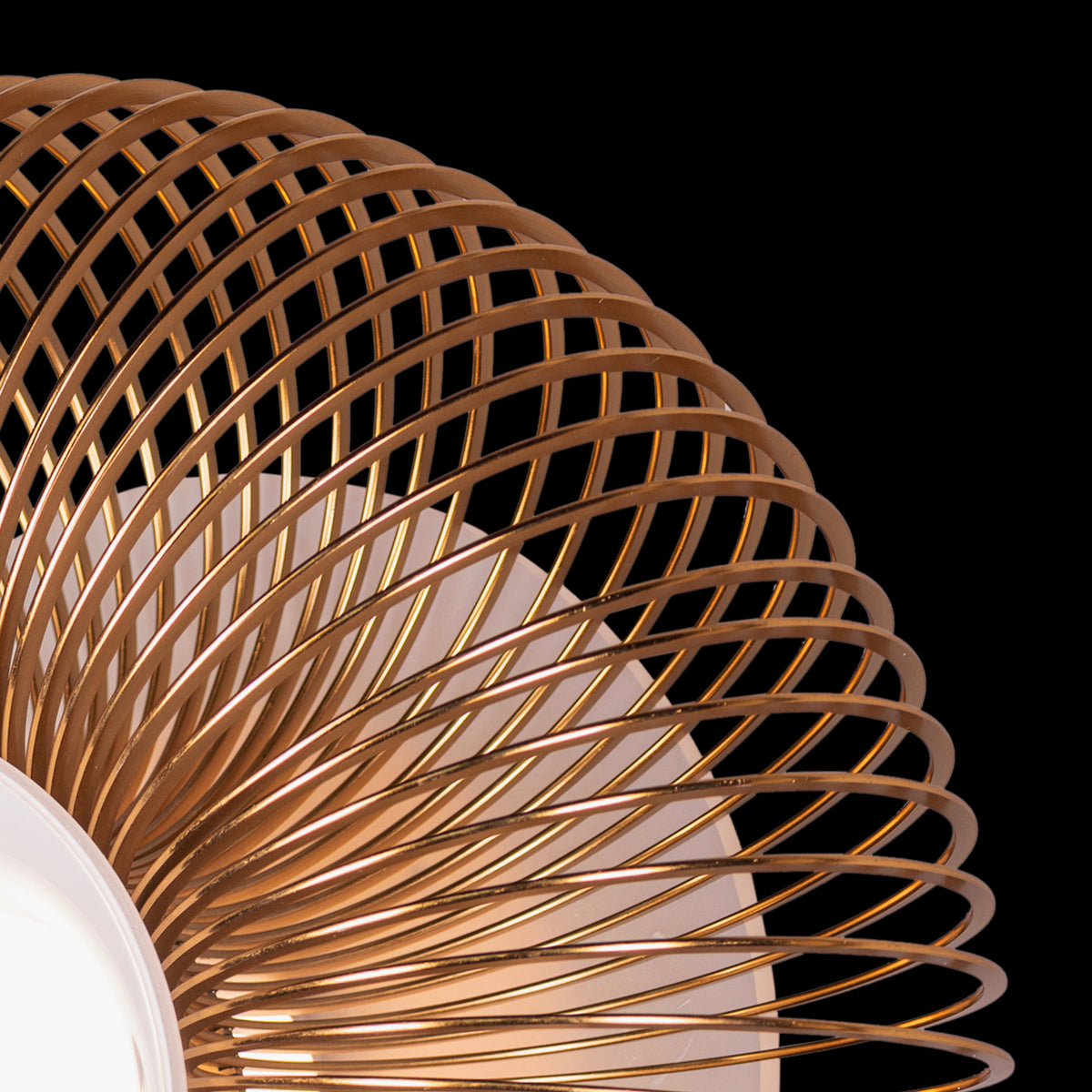 Oïna (Gold, White) Metal & Glass Wall Light