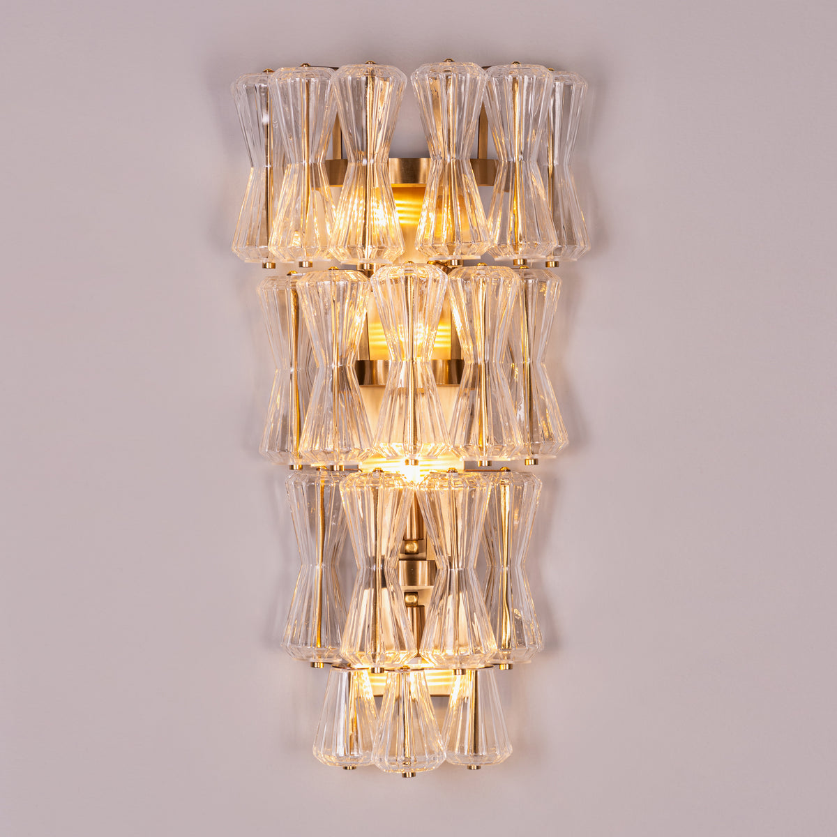 Light Rain (Gold) Glass Wall Light