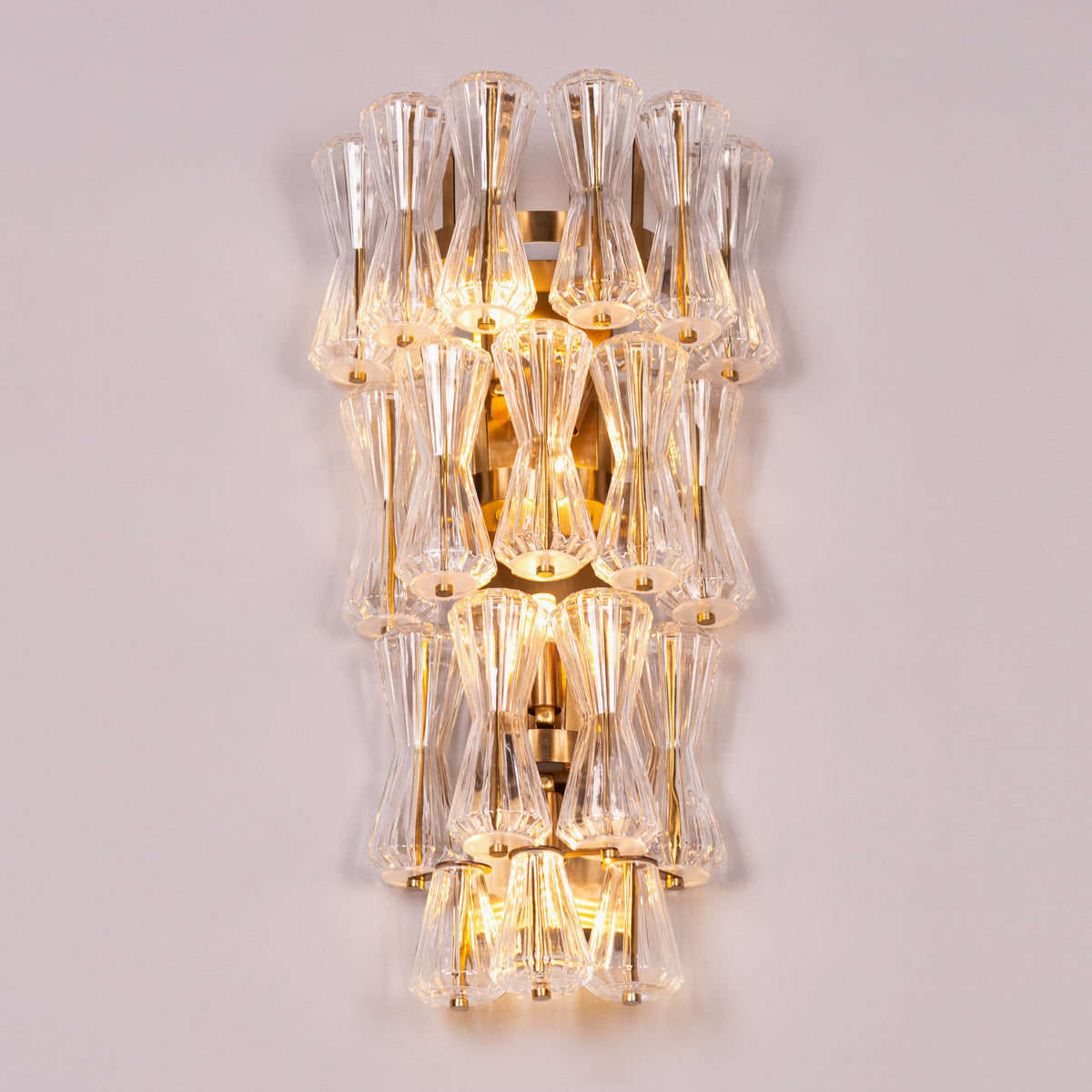 Light Rain (Gold) Glass Wall Light