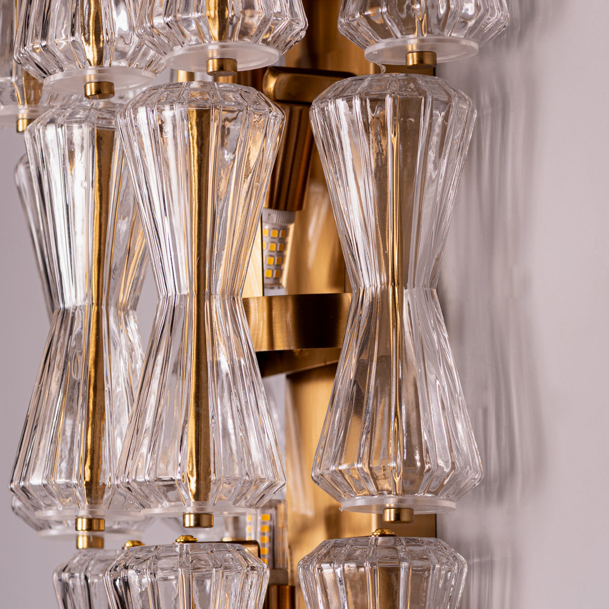Light Rain (Gold) Glass Wall Light