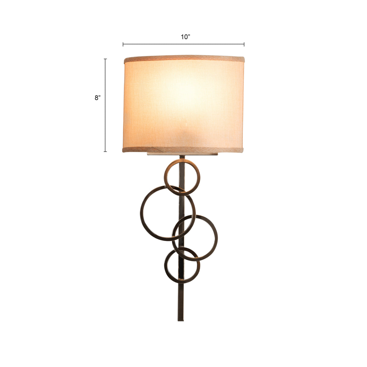 Ring Fling Steel (Chrome) Wall Light