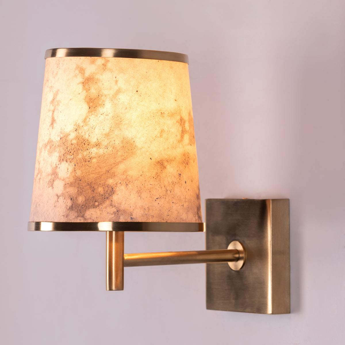 Clean Slate (Gold) Stone Veneer Wall Light