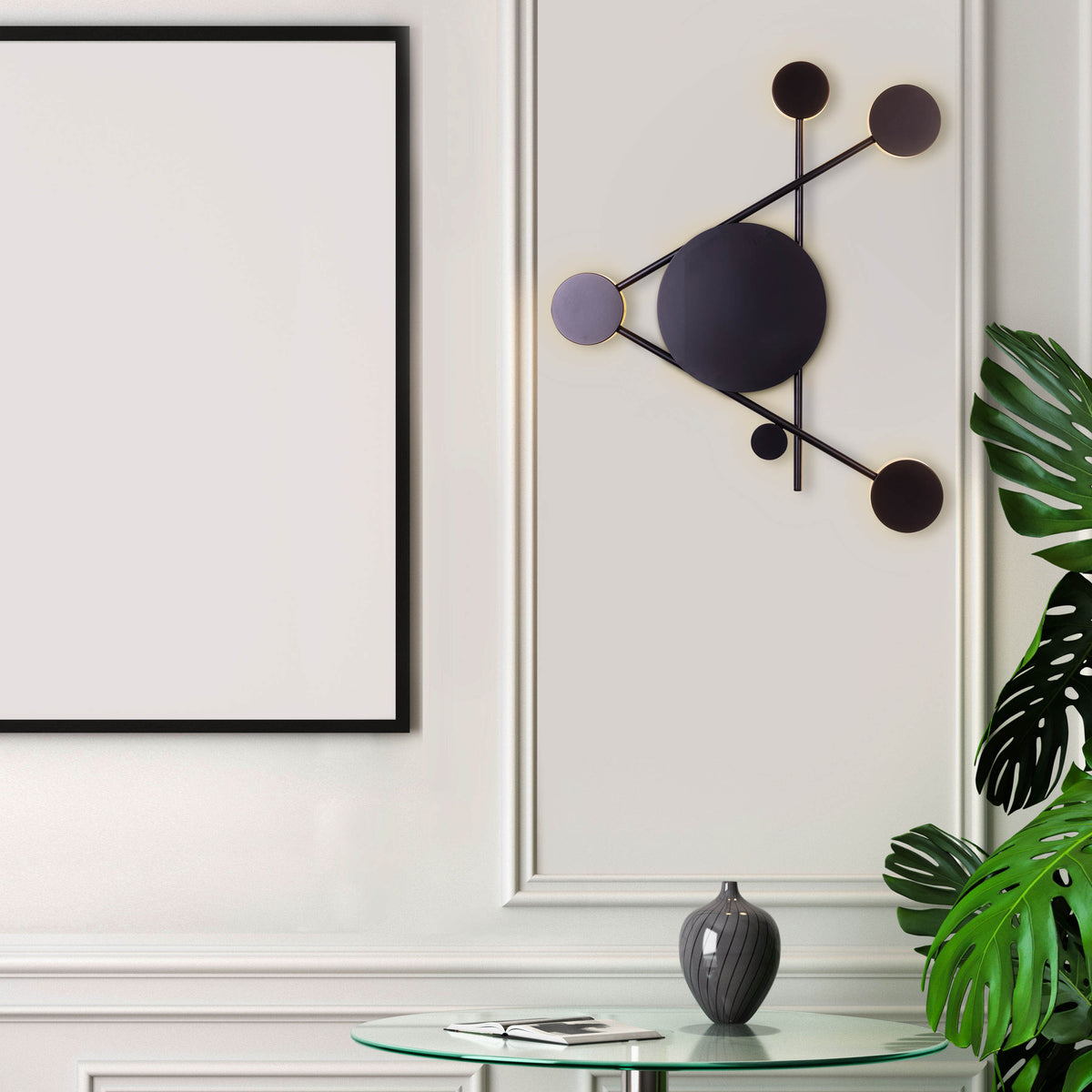On A Lark (Black, Built-In LED) Wall Light