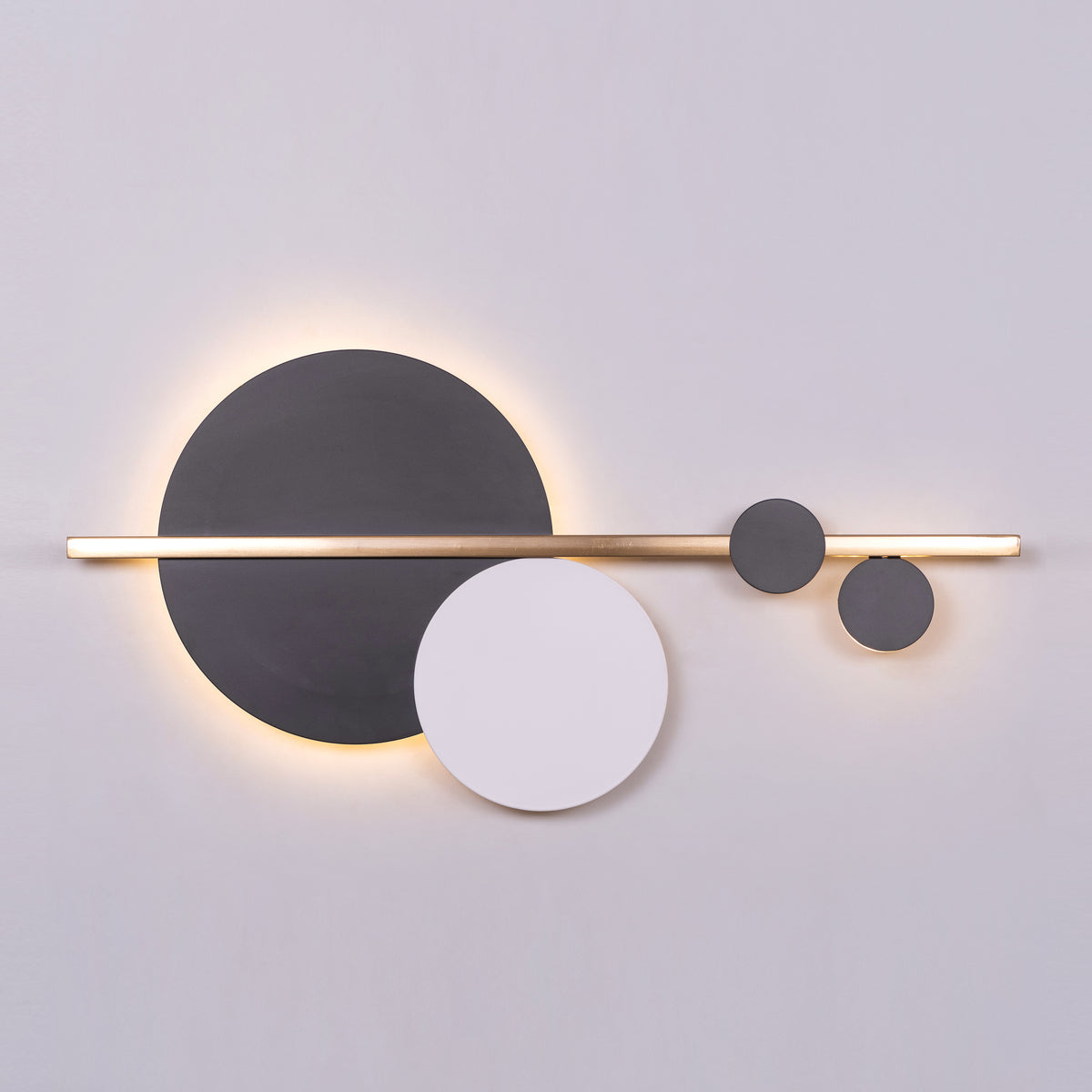 Polka Perfect (Gold, Built-In LED) Wall Light