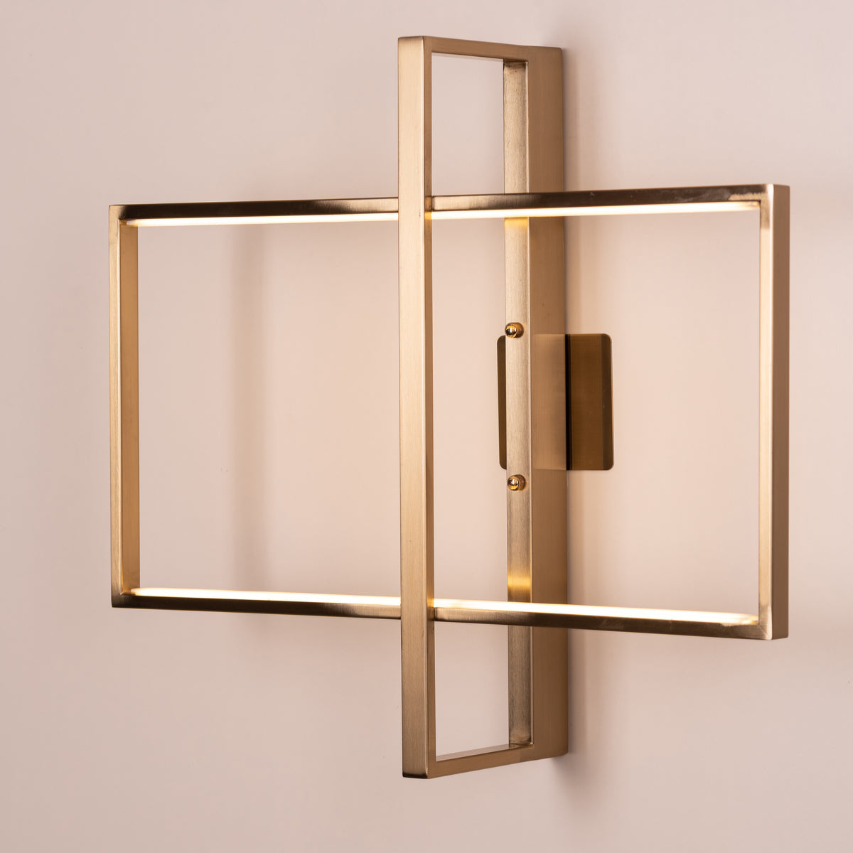 Memory Lane (Gold, Built-In LED) Wall Light