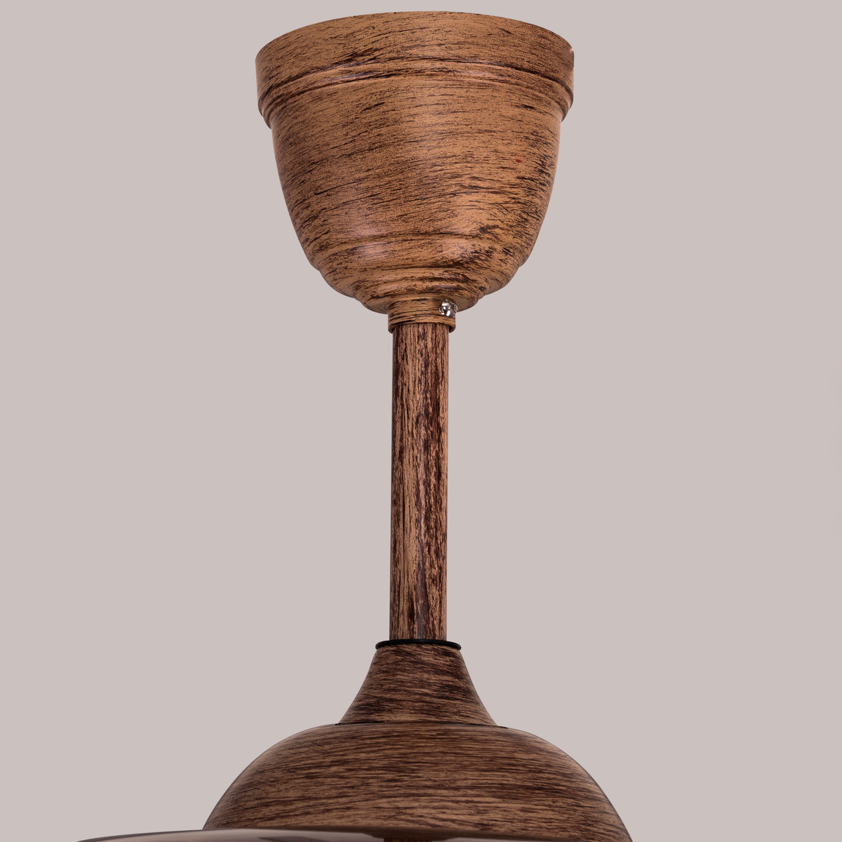 Sundowner (112 cm Span, Brown Finish Metal Body, Fan Blades In Translucent Brown Ceiling ABS Plastic) Ceiling Fan