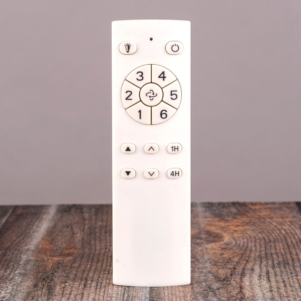 Bodrum Beauty (132 cm Span, Chrome Finish Metal Body, Teakwood Finish ABS Blades) Dimmable LED With Remote Control Ceiling Fan