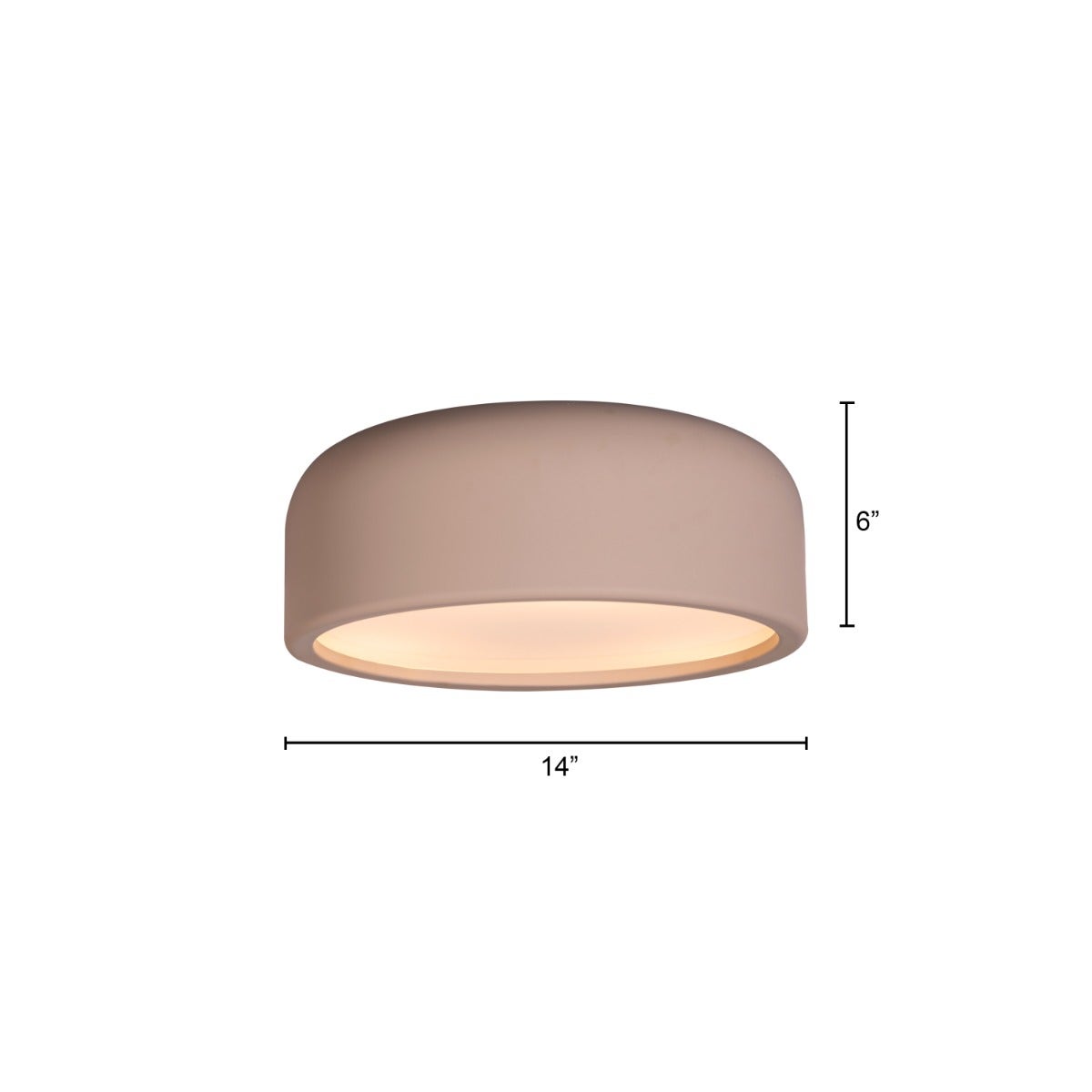Artistic (19", Khakhi) Ceiling Light