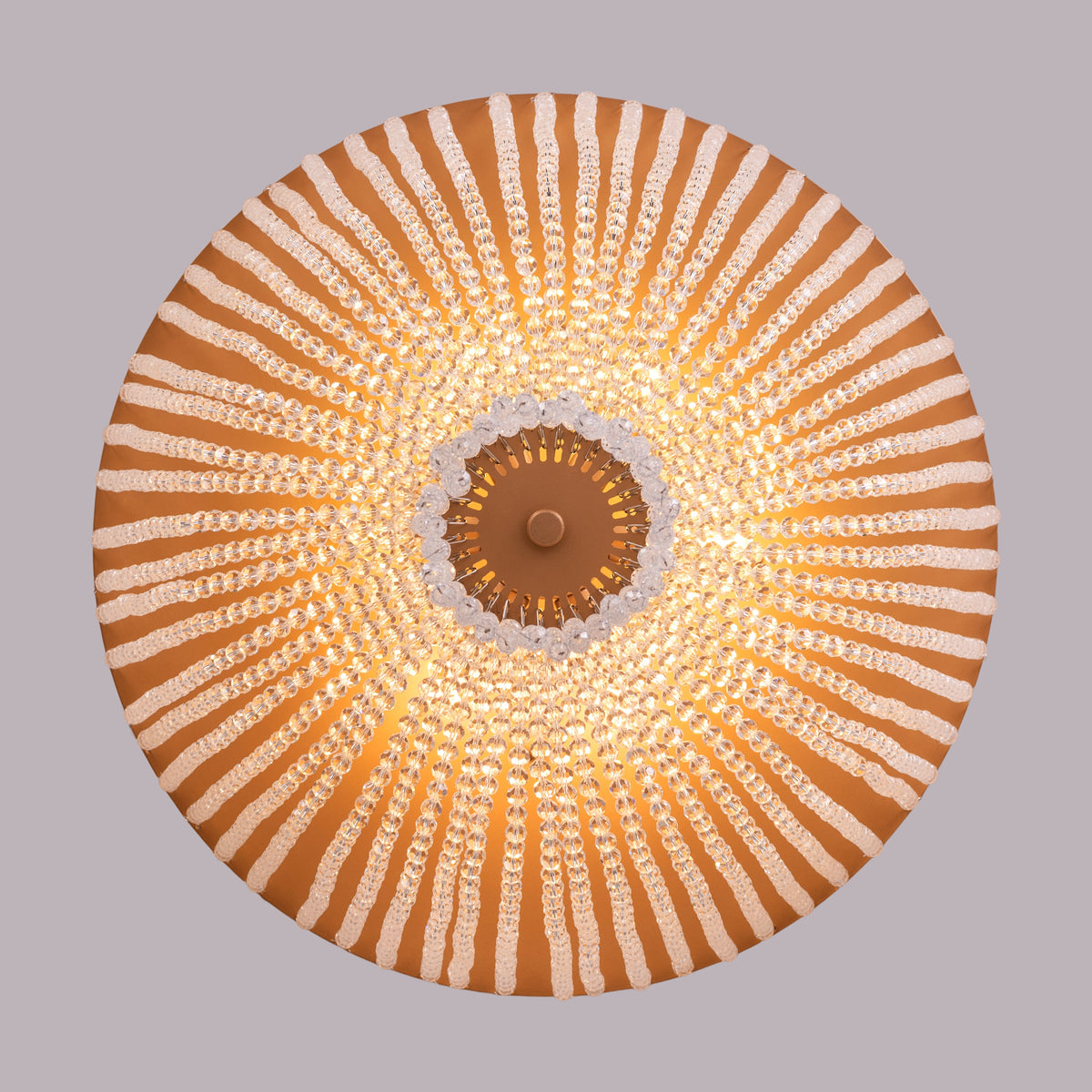 Warm Embrace (Gold) Crystal Ceiling Light