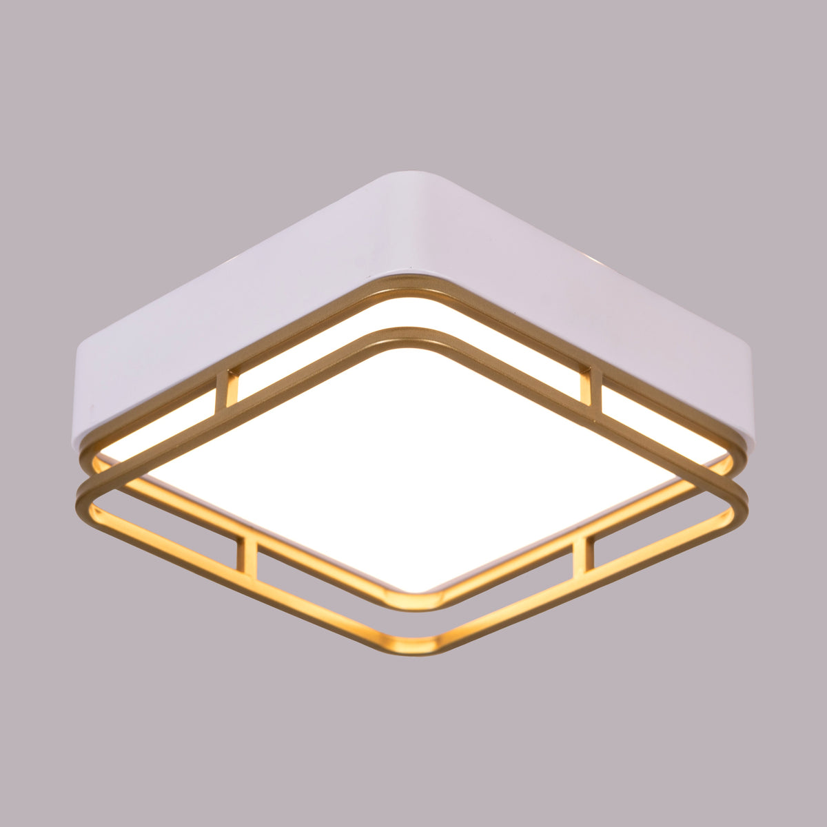 Want You Around (White, 3 Color Built-In LED) Ceiling Light