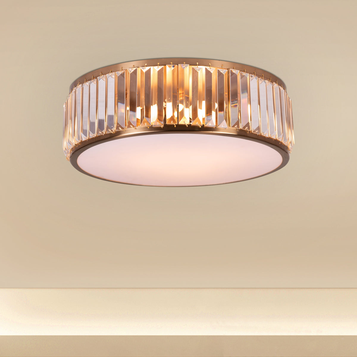 Matinee (Gold) Crystal Ceiling Light