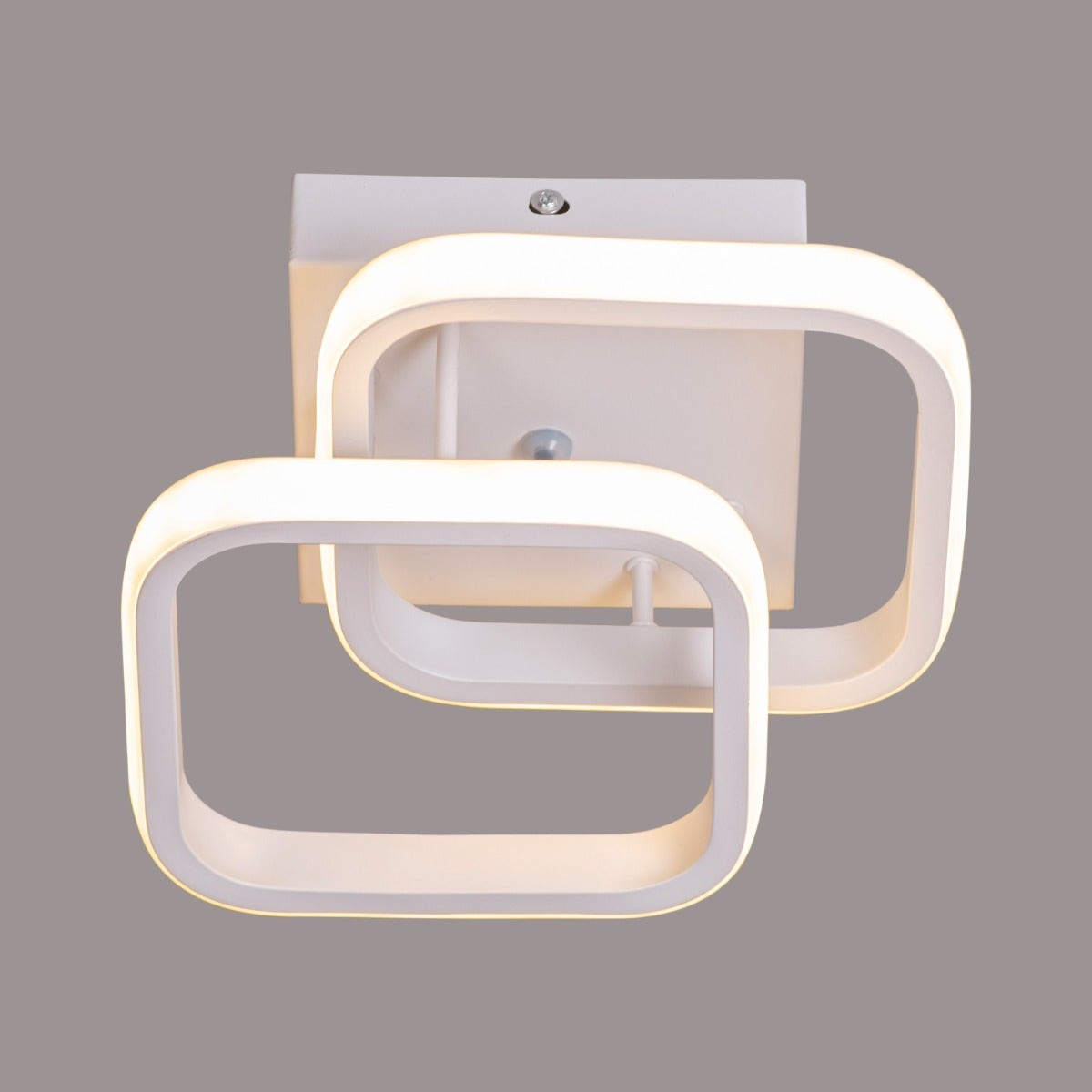Light The Way (Square, White, 3 Color Dimmable LED with Remote Control) Ceiling Light