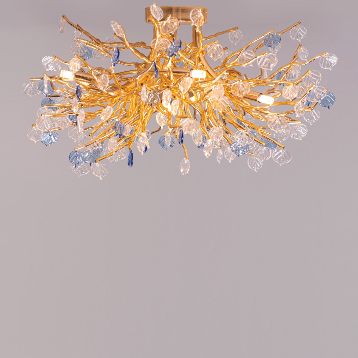 Yacht Life (Gold) Crystal Ceiling Light